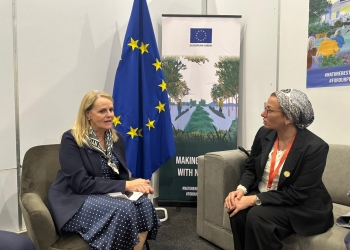 وزيرة البيئة تعقد لقاءً مع المدير التنفيذي لبرنامج الأمم المتحدة للبيئة UNEP لمناقشة آخر مستجدات المسار التفاوضي لاتفاق البلاستيك