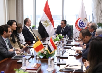 وزير الصحة السكان يستقبل سفير دولة بلجيكا لدى مصر لبحث اوجه التعاون المشترك