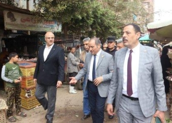 محافظ القليوبية يتفقد شوارع حي غرب شبرا الخيمة