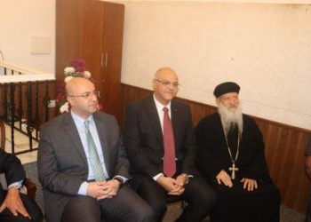 محافظ القليوبية  يشارك بالحضور قداس عيد الميلاد بقصر الدوبارة