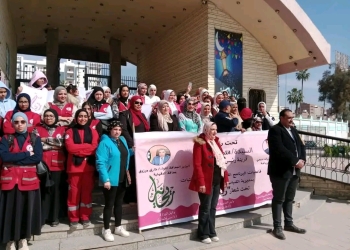 فتيات “ريحانة” يقُدن مسيرة توعوية احتفالاً بالعيد القومي لمحافظة الدقهلية