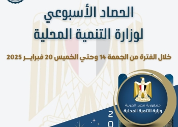 بالإنفوجراف “التنمية المحلية × أسبوع”