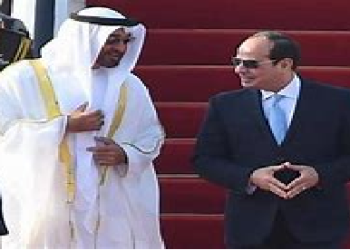 الرئيس السيسي يستقبل الشيخ منصور بن زايد آل نهيان نائب رئيس دولة الإمارات