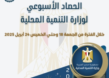 بالإنفوجراف “التنمية المحلية × أسبوع”