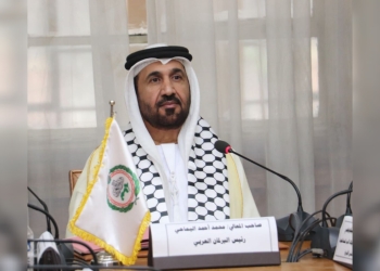 رئيس البرلمان العربي يرحب بتعيين حسين الشيخ نائب رئيس اللجنة التنفيذية لمنظمة التحرير الفلسطينية ونائباً لرئيس دولة فلسطين