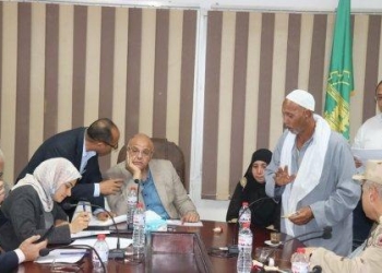 محافظ القليوبية يواصل لقائه الاسبوعي للمواطنين بمقر مجلس مدينه طوخ