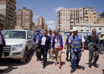 وفد وزارة التخطيط يتفقد مشروعات الشراكة مع الاتحاد الأوروبي بالإسكندرية