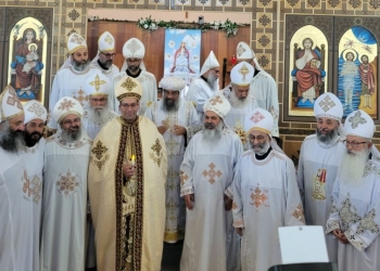الأنبا بولس يرسم كاهنًا جديدًا لكنيسة القديس يوحنا المعمدان في مونتريال