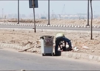رئيس مدينة بورفؤاد يتابع جهود منظومة النظافة العامة ورفع المخلفات بمساكن الفيروز