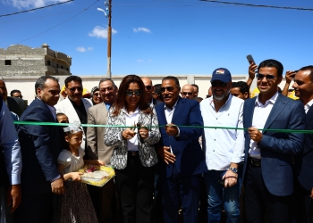 وزيرة التنمية المحلية ومحافظ مطروح يفتتحان مجزر مدينة الحمام المطور