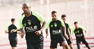 فقرة بدنية في مران الزمالك اليوم