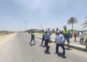 وزير الإسكان يتابع مشروع إنشاء القوس الغربى لمحور اللواء عمر سليمان بمحافظة الإسكندرية