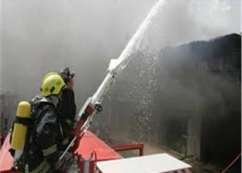السيطرة على حريق مدخنة مطعم مشويات فى كفر شكر