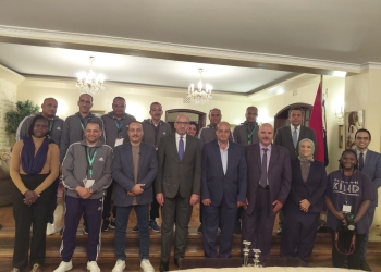 بالصور .. استقبال رائع من السفارة المصرية لفرقة اناكوندا المسرحية بكينيا