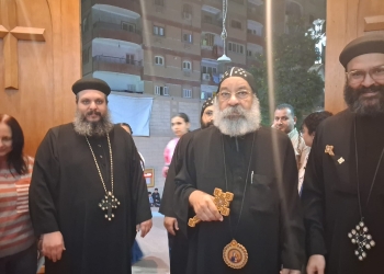 كنيسة العذراء وأبي سيفين بقباء تحتفل بنهضتها الروحية.. والأنبا رافائيل يقدّم عظة مؤثرة عن الإيمان ووحدة الجسد الواحد