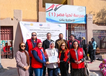 روتاري هليوبوليس النزهة بالتعاون مع روتاري العبور ينظم قافلة طبية مجانية بالأسمرات