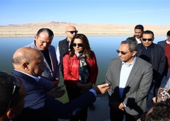 وزيرتى التخطيط والتنمية المحلية ومحافظ سوهاج يفتتحون محطة المعالجة الثلاثية للصرف الصحي بالهجارسة ويتفقدون الغابة الشجرية