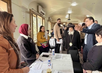 ملتقى التوظيف الرابع بإيبارشية المعادي بحضور الأنبا دانيال