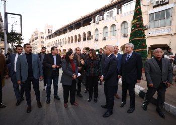 وزيرة التنمية المحلية ومحافظ القاهرة يتفقدان أعمال تطوير شارع إبراهيم بمنطقة الكوربة بمصر الجديدة