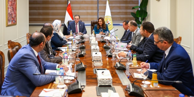 وزيرة التنمية المحلية تبحث مع رئيس الجهاز المركزي للتنظيم والإدارة تحديث الهياكل التنظيمية