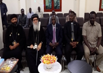 الحكومة السودانية تزور مطرانية الأقباط الأرثوذكس ببورتسودان للتهنئة بعيد الميلاد