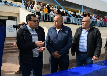 وزير الرياضة يشهد منافسات بطولة القاهرة للسباحة بالزعانف