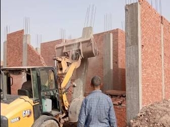 محافظ القليوبية يتابع جهود إزالة التعديات بمركز قليوب