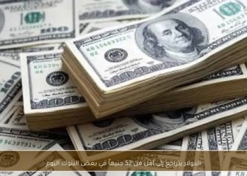 تراجع أسعار الدولار في عدد من البنوك لأقل من الـ 52 جنيهًا