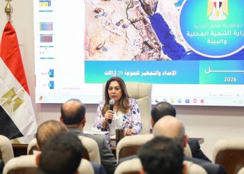 وزيرة التنمية المحلية والبيئة تتابع مع سكرتيري عموم المحافظات الاستعدادات الخاصة بانطلاق الموجة الــ ٢٩ لإزالة التعديات على أملاك وأراضي الدولة السبت القادم