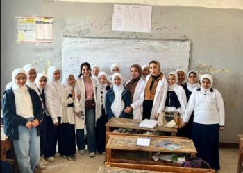 جامعة بنها تنظم قوافل تثقيفية بمدرسة إمياي الإعدادية بنات بطوخ