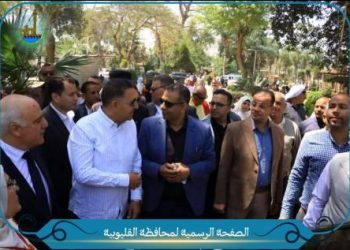محافظ القليوبية يشارك المواطنين احتفالات “شم النسيم” بحدائق القناطر الخيرية
