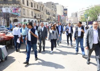 وزيرة التنمية المحلية تتفقد أعمال تطوير المرحلة الثانية من سوق العتبة بمحافظة القاهرة
