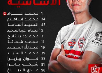 تشكيل الزمالك أمام سيراميكا كليوباترا