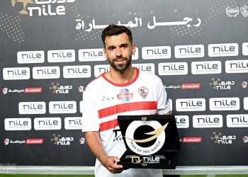 عبد الله السعيد رجل مباراة الزمالك وسموحة
