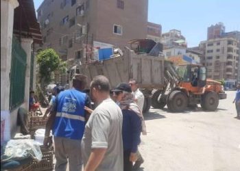 حملة مكبرة لرفع الإشغالات وتحسين النظافة بمحيط مستشفيات مدينة بنها