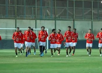 المنتخب الوطني يخوض أولى تدريباته بمدينة سبوكين استعداداً لمواجهة بلجيكا