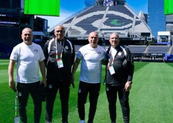 جهاز منتخب مصر يتفقد ملعب مباراة بلجيكا