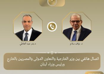 وزير الخارجية يؤكد تضامن مصر مع لبنان في اتصال مع رئيس مجلس الوزراء اللبناني