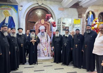 بالصور.. الاحتفال باليوبيل الفضي لنيافة الحبر الجليل الانبا مارتيروس