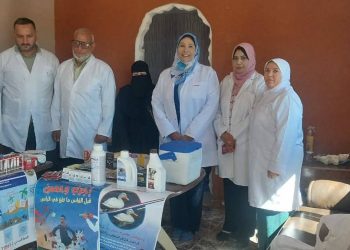 الطب البيطرى بالسويس ينظم قافلة مجانية بعيون موسى