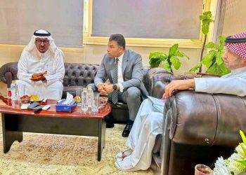 نائب محافظ السويس في زيارة للقنصل العام للمملكة العربية السعودية بالسويس