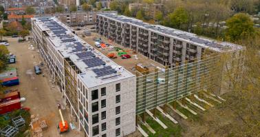 Middenhuurappartementen in aanbouw