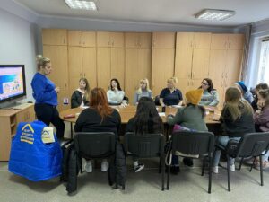 ЦДВ Київ презентували свої послуги для ВПО Дніпровського району столиці
