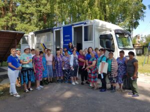 Фахівці мобільного Центру допомоги врятованим міста Київ відвідали село Ягідне Чернігівської області.