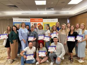 Тренінг «КРИГОЛАМИ: настільна гра зі зміни соціальних норм для запобігання домашньому насильству» для працівників Центрів допомоги врятованим.