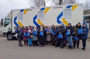 Мобільний Центр допомоги врятованим Києва відвідав села Чернігівській області.