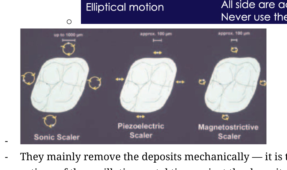 Cross-sections of scalers