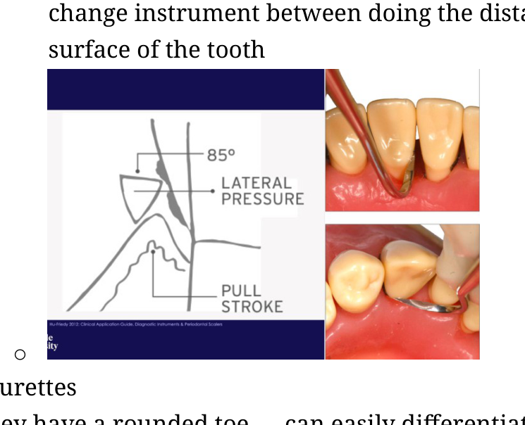 Lateral pressure and pull stroke