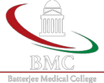 Logo for Batterjee Medical College. Features a building-like structure above the letters BMC.
