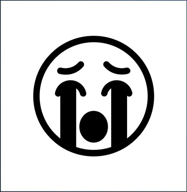 sad emoticon